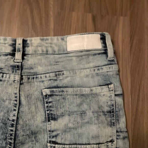 Wt02 Men's Light Wash Skinny Jeans size 34X30 - Picture 3 of 9